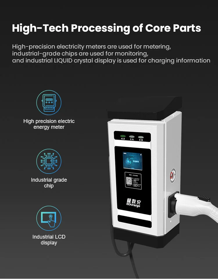 
Shenzhen Charging Gun Pile Universal Electric Vehicle Charger Electric Vehicle Floor Stand Ac Charging Pile 