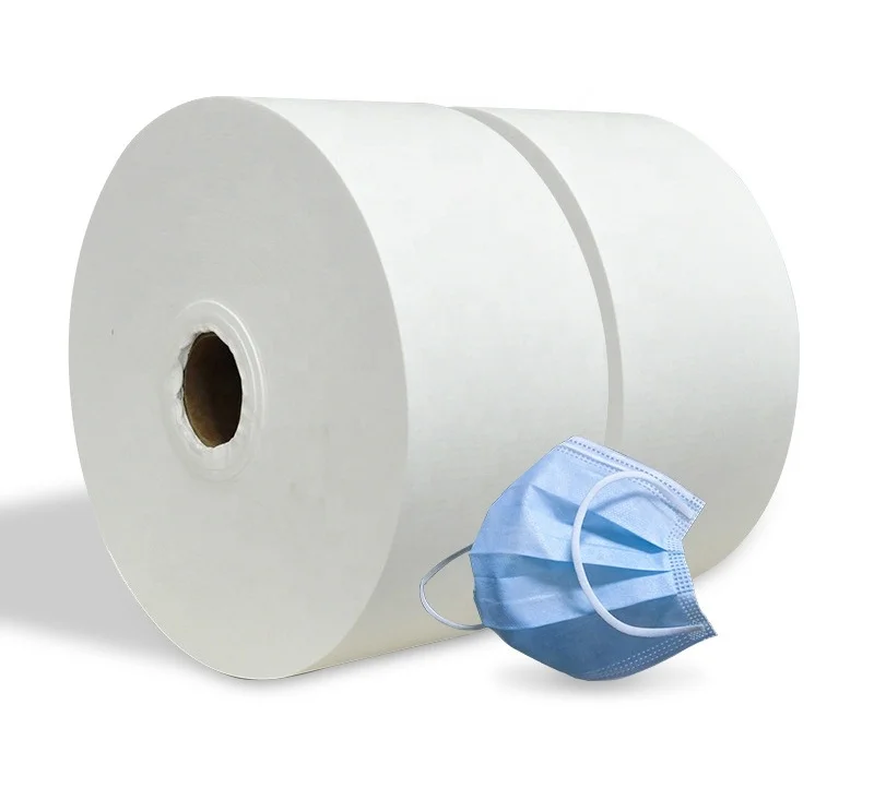 For 3ply Polypropylene Bfe95 Oil Absorbing Meltblown Mask Filter Non Woven Nonwoven Fabric Roll Nail Cleaning Wipes