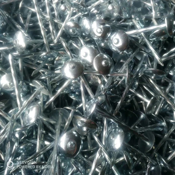 umbrella head roofing nail with rubber automatic making machine