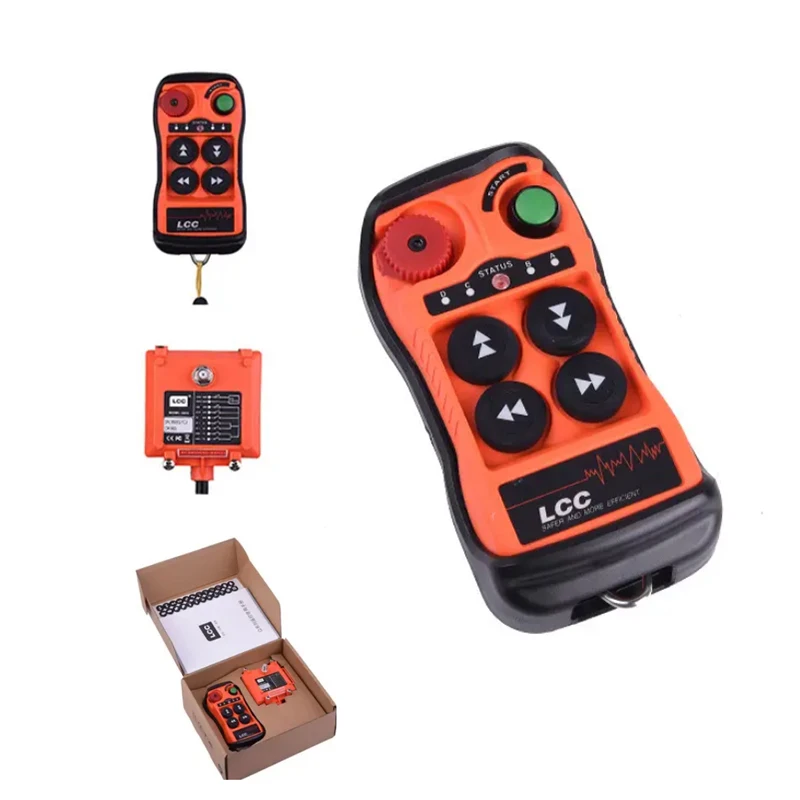 LCC Q400 Cheap 4 Single Speed Buttons Anti-falling Lift Hydraulic Universal Mobile Crane Remote Control