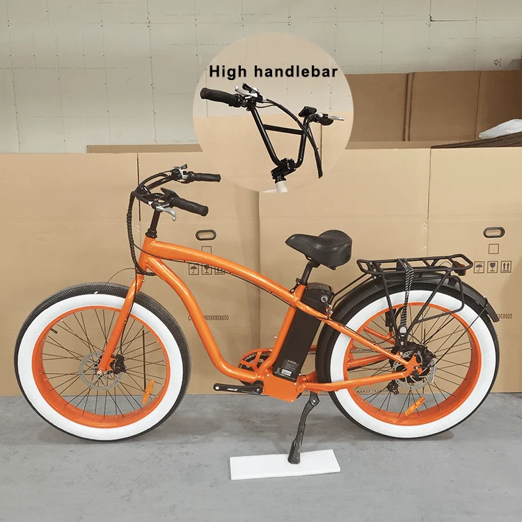 New Design Electric Fatbike Beach Cruiser High Quality Mountain Electric Bicycles Cruiser Electric Bike For Adult