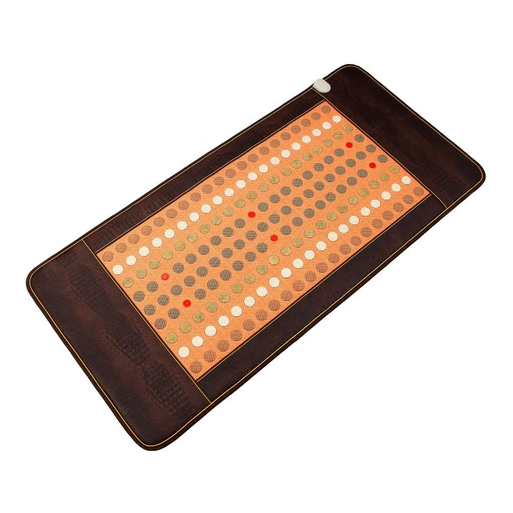 Импульсная Электромагнитная светодиодная красная фотона PEMF 660 нм легкая Массажная термотерапия инфракрасный нефритовый турмалиновый лечебный коврик