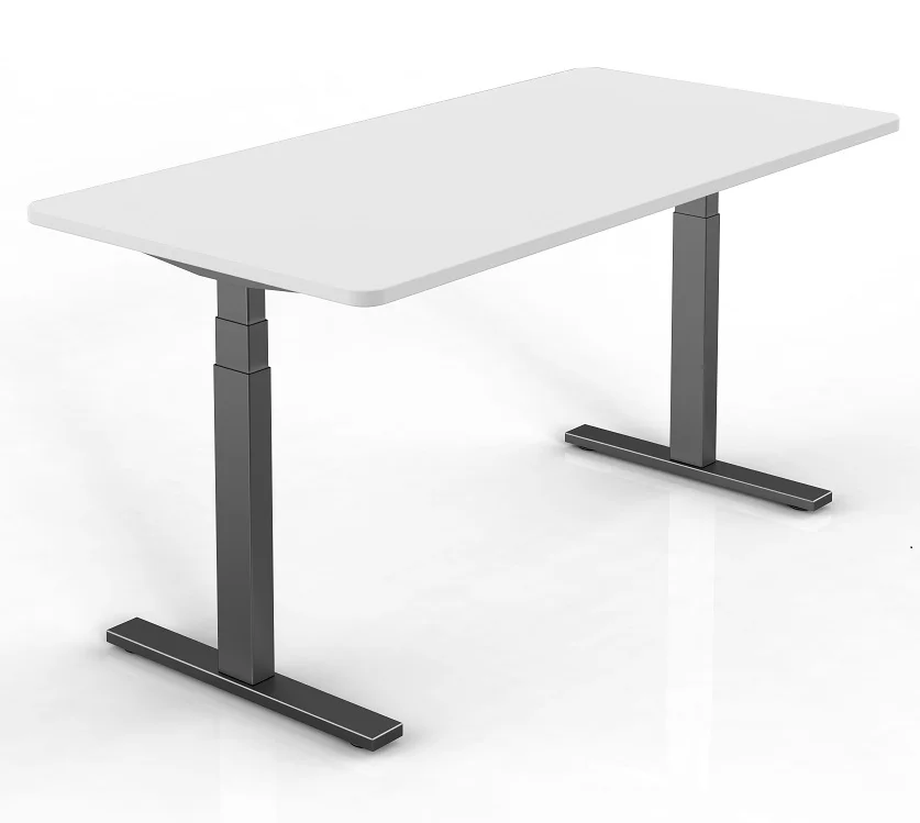 JIECANG Sample Electric Sit to Stand Desk Frame Black Steelcase Adjustable Standing Desk