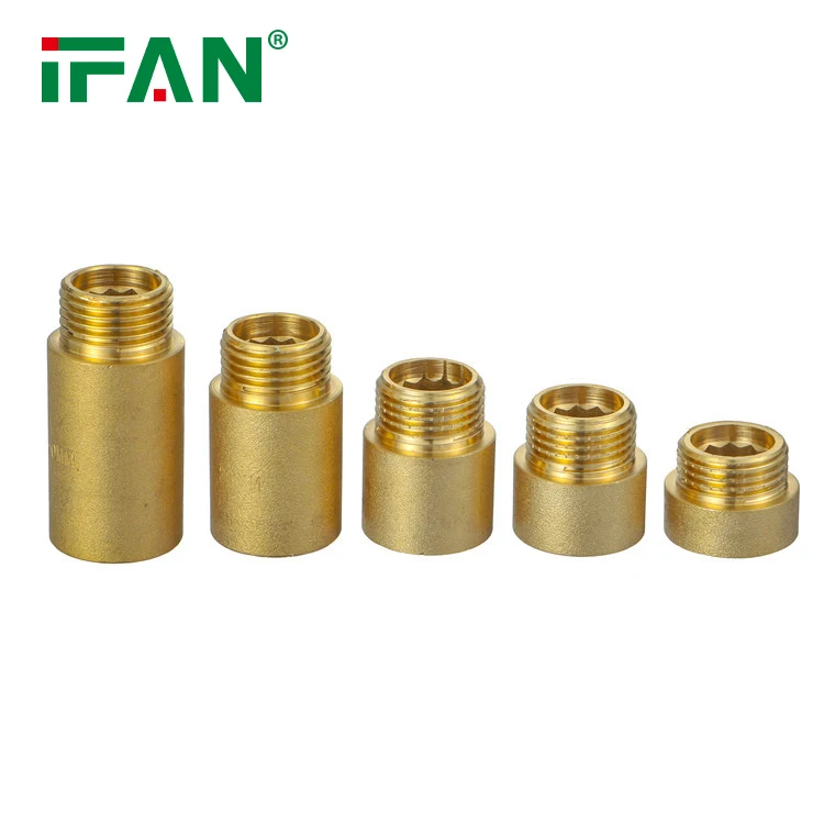 IFAN Durable 3/8-2 inch Thread Brass Plumbing Fitting Adaptor Elbow Brass Pipe Fittings