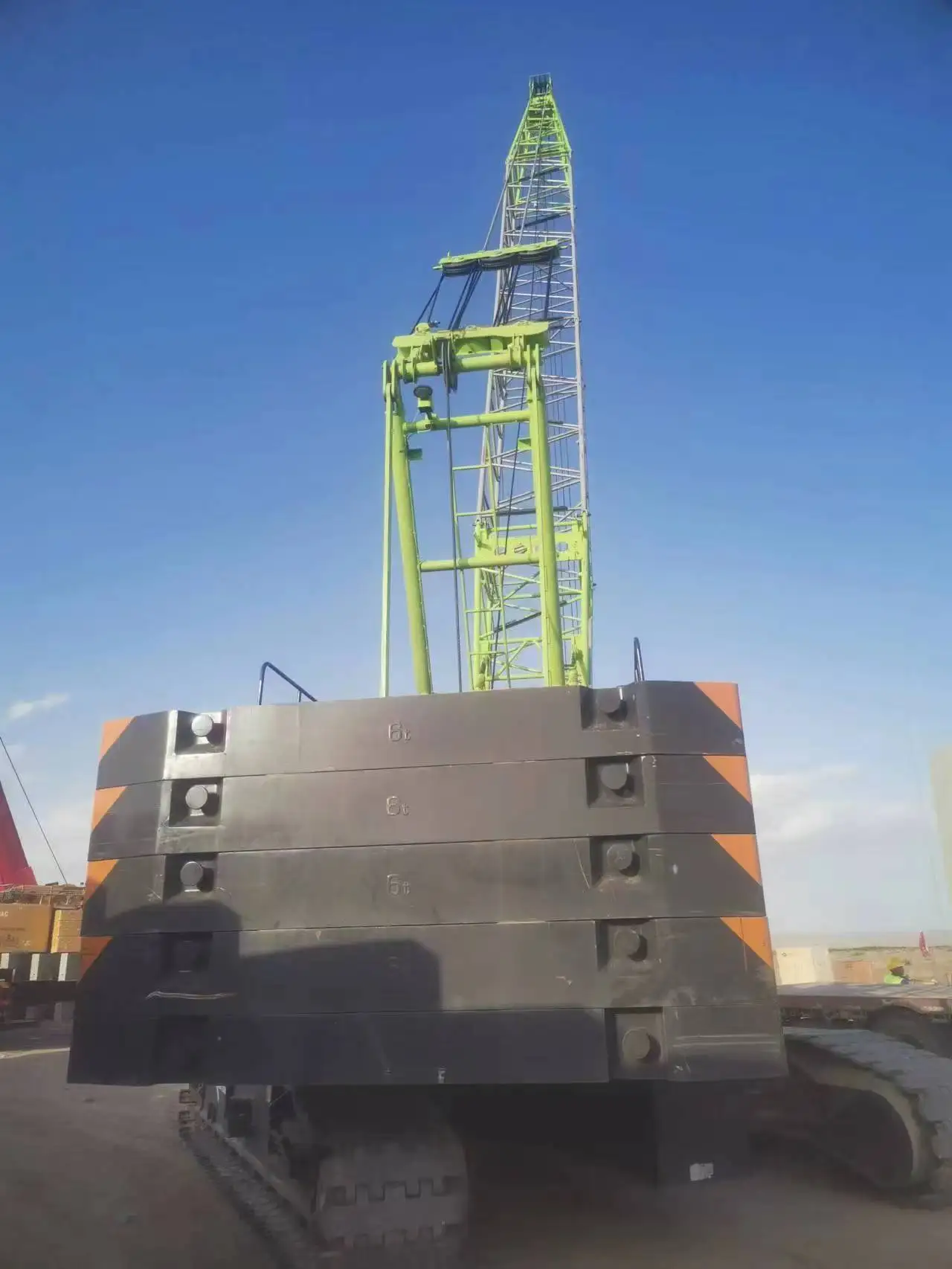 Zoomlion 85 Ton Crawler Cranes Used China Lifting Machine with Core Components for Building Material Shops