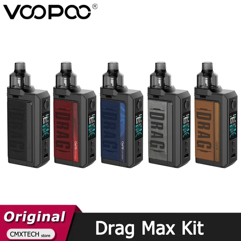 Предзаказ VOOPOO Drag Max Kit 177W Box MOD & 4 5 ml Pnp MTL Pod Tank подходит для катушек PnP электронная сигарета испаритель VS X/Gen
