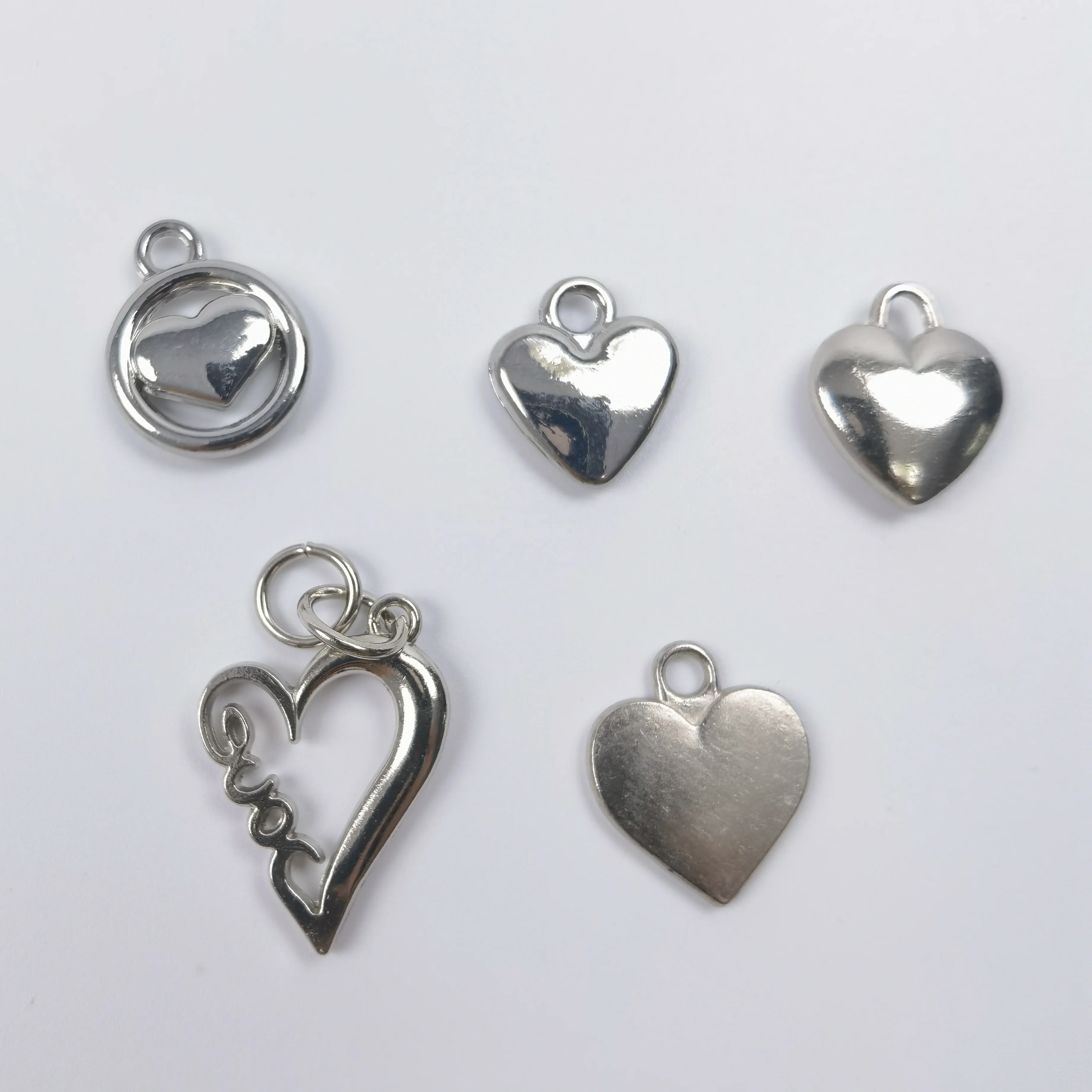 Custom Hollow Oblique Heart-Shape Pull Tab Slider Various Colors Metal Zinc Alloy Nylon Bags Clothing Garments Nylon Zipper