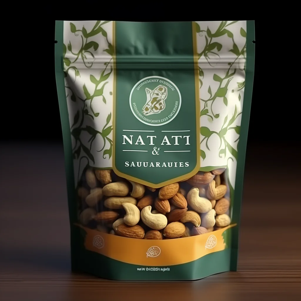 OEM & ODM Resealable Doypack Food Grade Plastic Pouch Nut Package With Window For Pistachio Nut Cashew nut