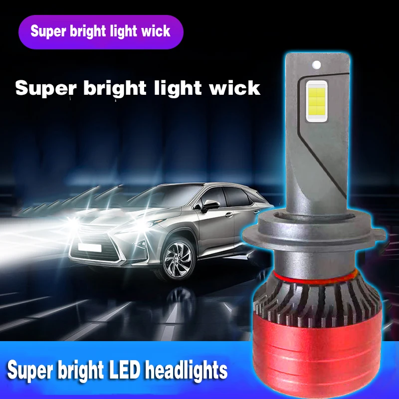 Режущей кромки ножа и красном цветах, продаваемый Авто светодиодные фары круглые светодиодные фары для автомобиля лампы для передних фар h4 h11 9005 h7 9006 9005 6000 К