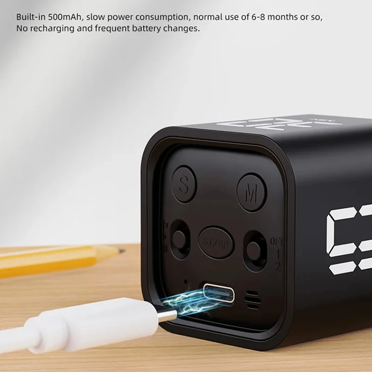 Time Management Smart Kitchen Timer Cube Study Visual Timer For Kids Digital Timer