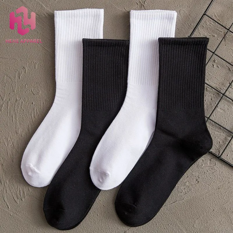 Wholesale Custom Logo Middle Tube Sports Street Soft Casual Sport Crew Socks Breathable And Comfortable Socks Men Socks