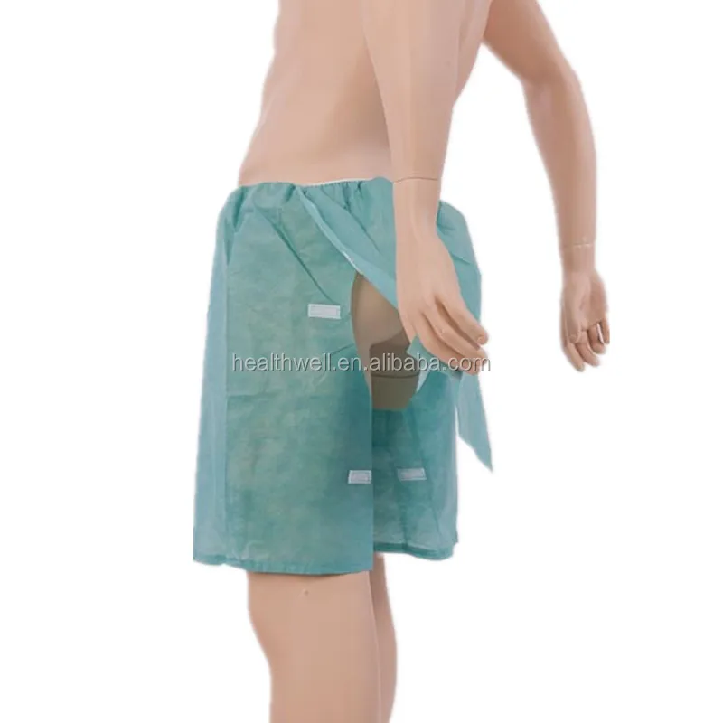 disposable Colonoscopy exam shorts from Chinese manufacturer