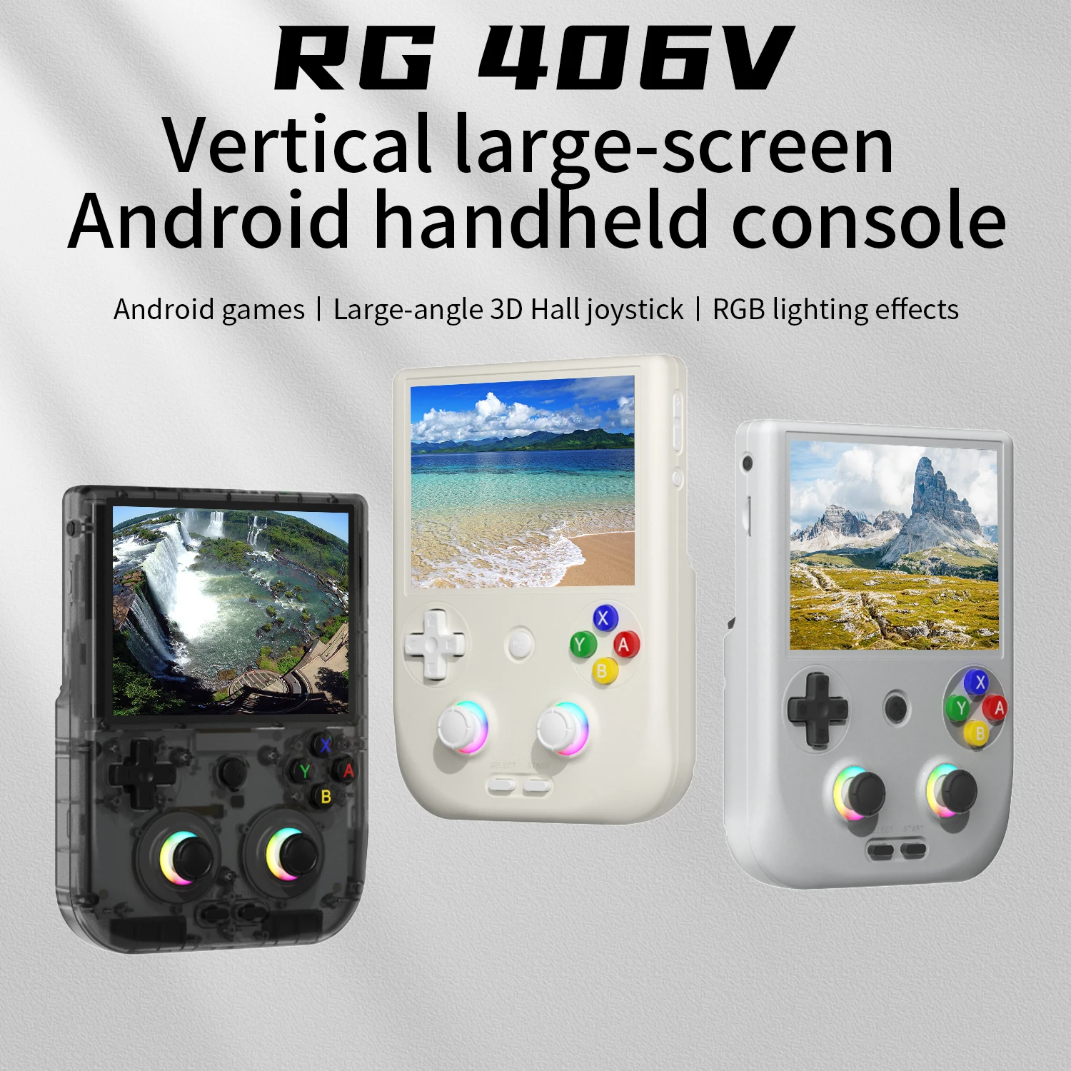 4 Inch IPS Screen 960*720 Retro PSP Game Console T820 Android Portable Arcade Games Player With WIFI & BT Connection RG 406V