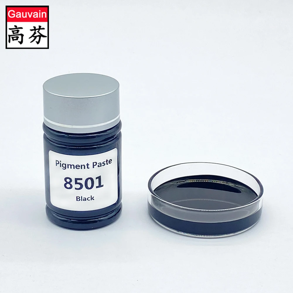 Factory direct water based colors paste pigments for coatings 8501 black  liquid Pigment For Textile Printing Ink