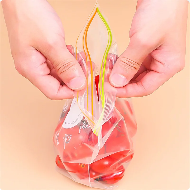 Reusable Frozen Food Grade Package Storage Fruit Vegetables Kitchen Fresh Keeping Ziplock Plastic Bag Packaging Pouch