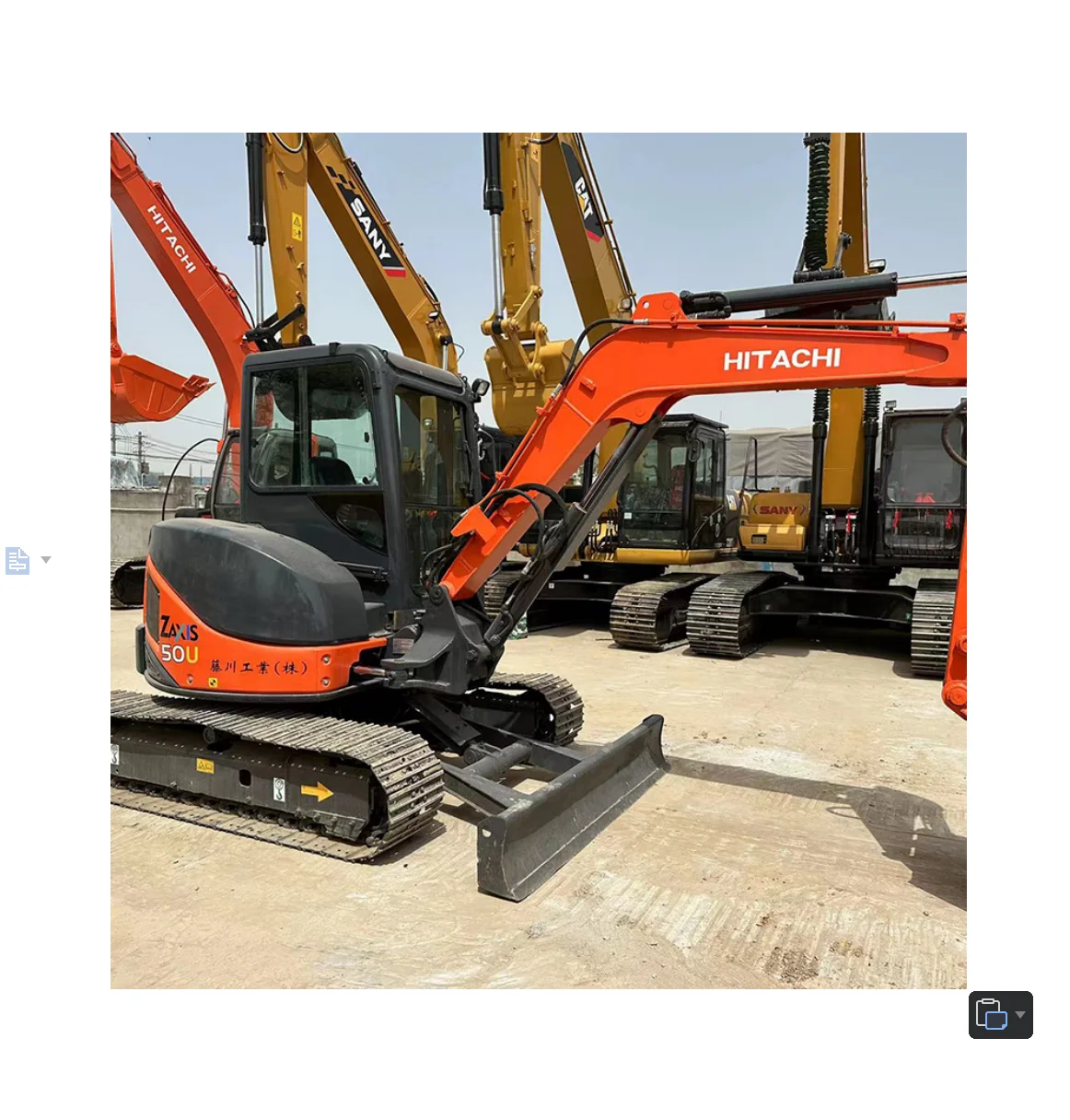 Хорошее качество Hitachi ZAXIS50U используемые мини-экскаваторы для продажи в Китае