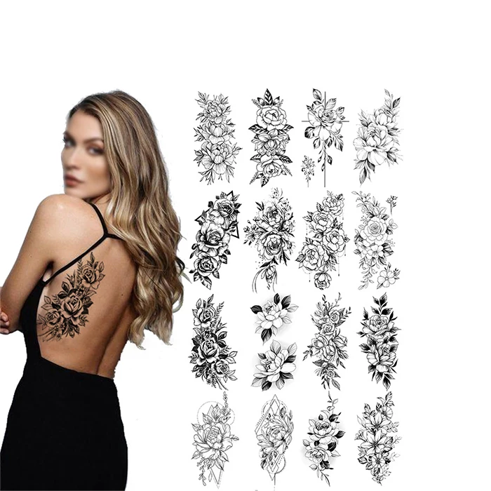 Золотая бронзовая наклейка для татуировок с изображением цветка бабочки Льва на заказ бумажная наклейка для ключей мультяшная Водонепроницаемая наклейка для мужчин