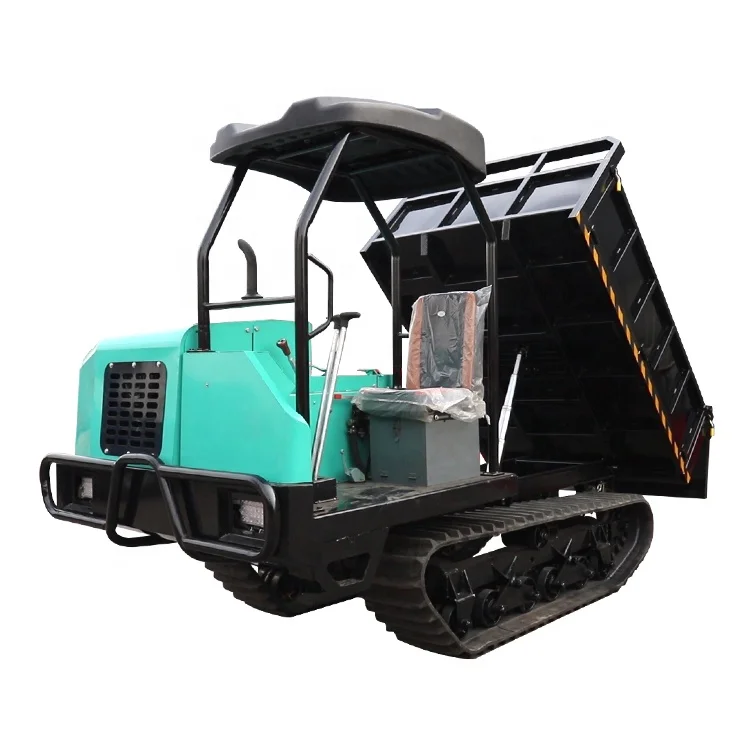Sale Self Loading Mini Site Dumper 3tons Hydraulic Pressure System All Terrain Crawler Dumper China Mini Truck Manual Changchai