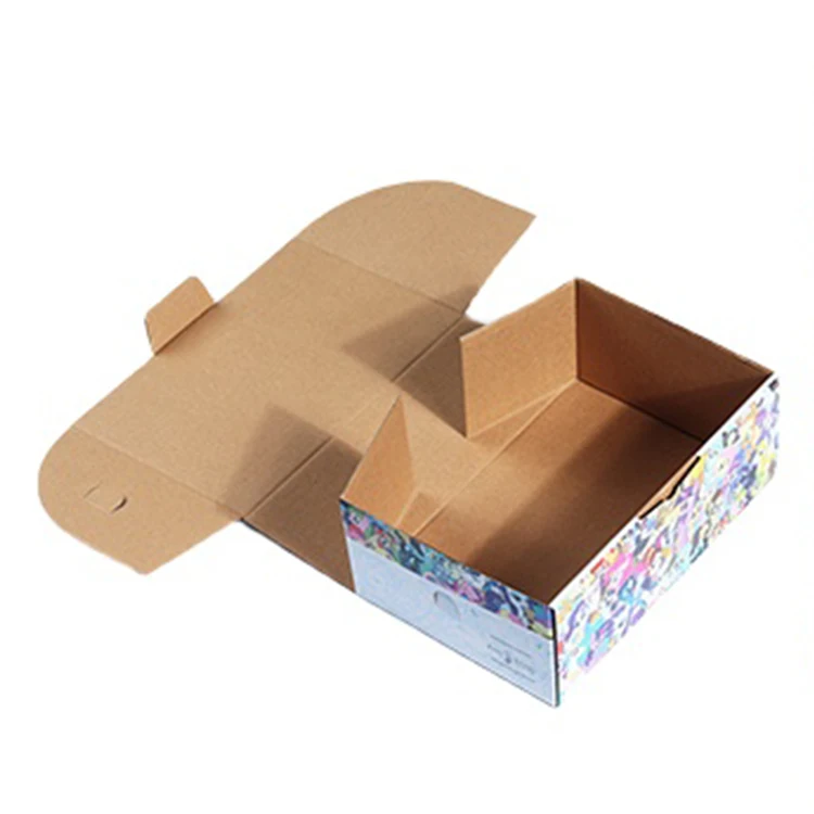 Customize Logo Printed Black Paper Flat Pack Rigid Cardboard Clothing Cosmetic Shoe Foldable Packaging Magnetic Folding Gift Box