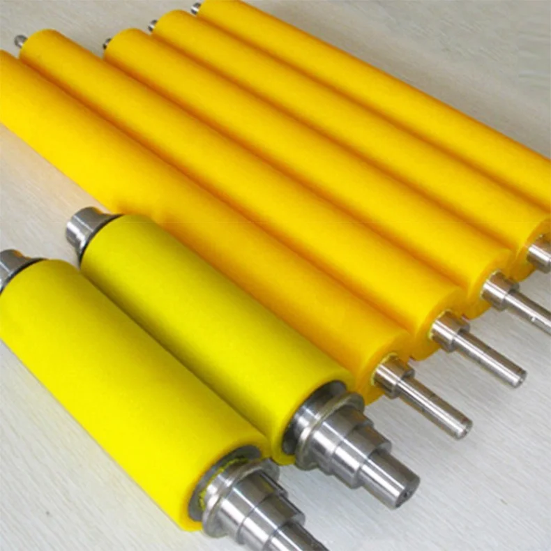 
high quality customized rubber coating roller/silicon rubber rollers 