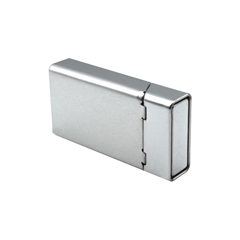 Wholesale Custom Small Candy Metal Can Food Grade Cigarette Case Tin With Hinged
