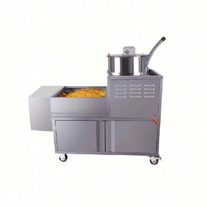 different shape oil popcorn making machine with electric mixer function