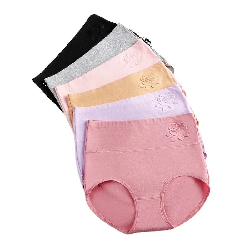 High Quality Women Underwear Panties Young Girl Mid Waist Breathable Women Panties