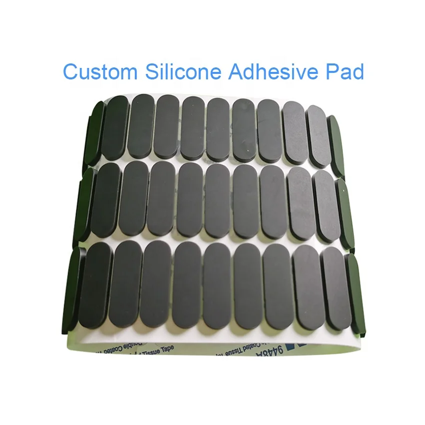 Byphane Custom Manufacturer Adhesive Transparent Clear Silicone Rubber Foot Pads Furniture Adhesive Bumper Pad For Cabinet