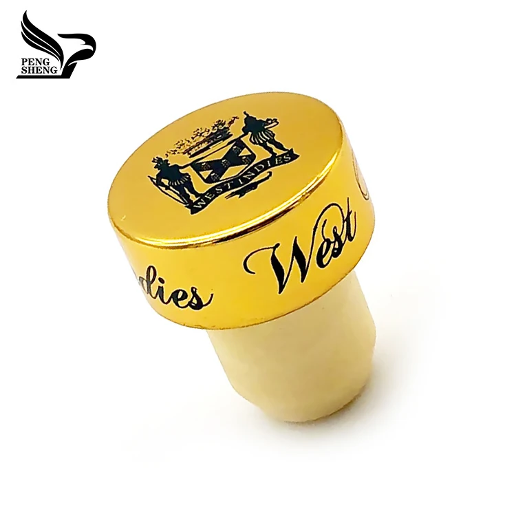 
Factory customized T shape aluminum cap synthetic cork bottle cap suppliers 