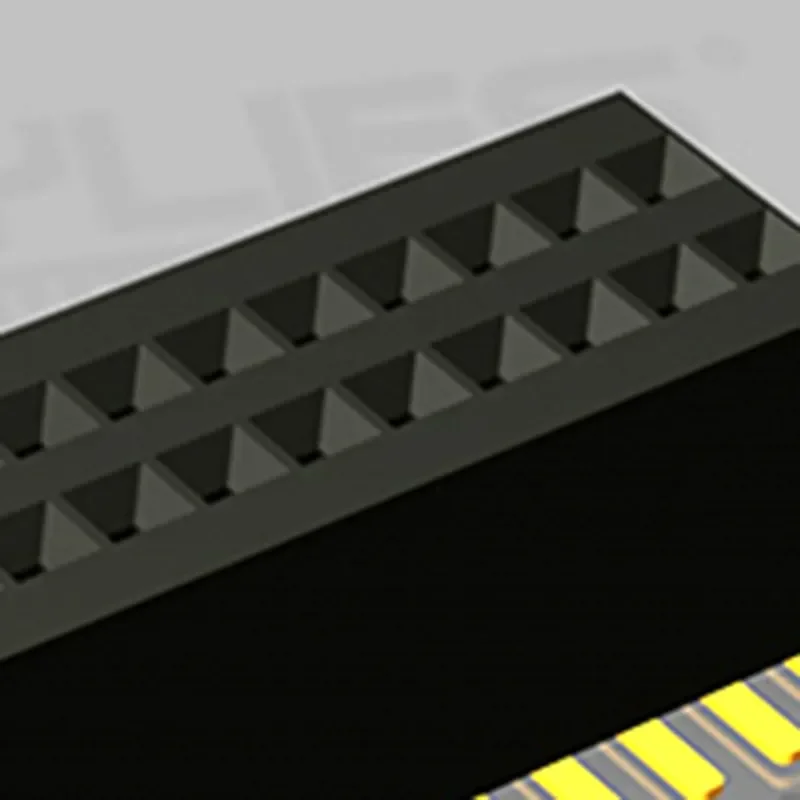 Custom spacing 0.8mm-1.2mm height 3.1mm positions 02~50P male female header double row SMT with locating post connector