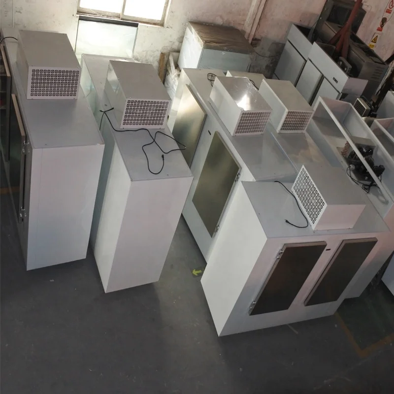 Stainless Steel Doors 320 Bags Cold Wall Ice Cube Freezer Bags Outdoor Solid Door Ice Merchandiser
