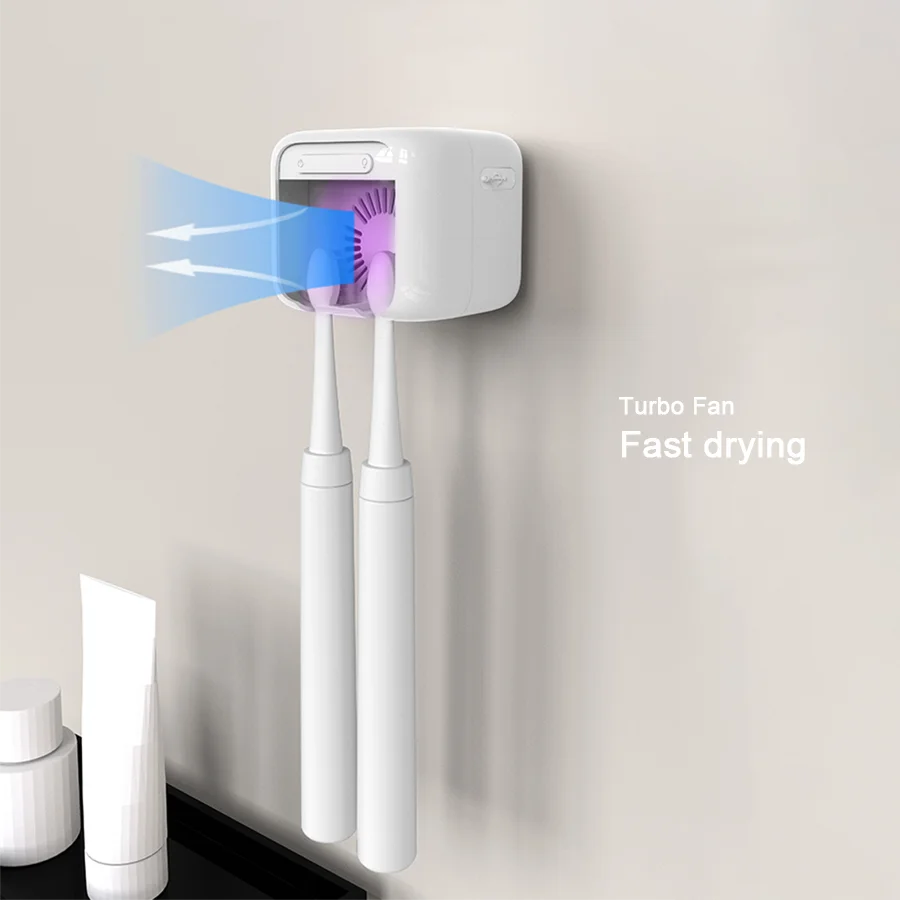 New Arrivals 2024 Best Toothbrush Sterilizer,Mini Portable Rechargeable Travel UVC Toothbrush Sterilizer Box