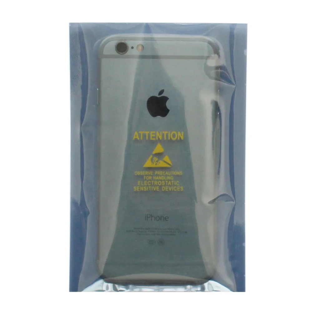 6 x 9 cm Custom ESD Shielding Bags Hard Disk Drive Packaging Bag Antistatic ESD shielding zip lock bag