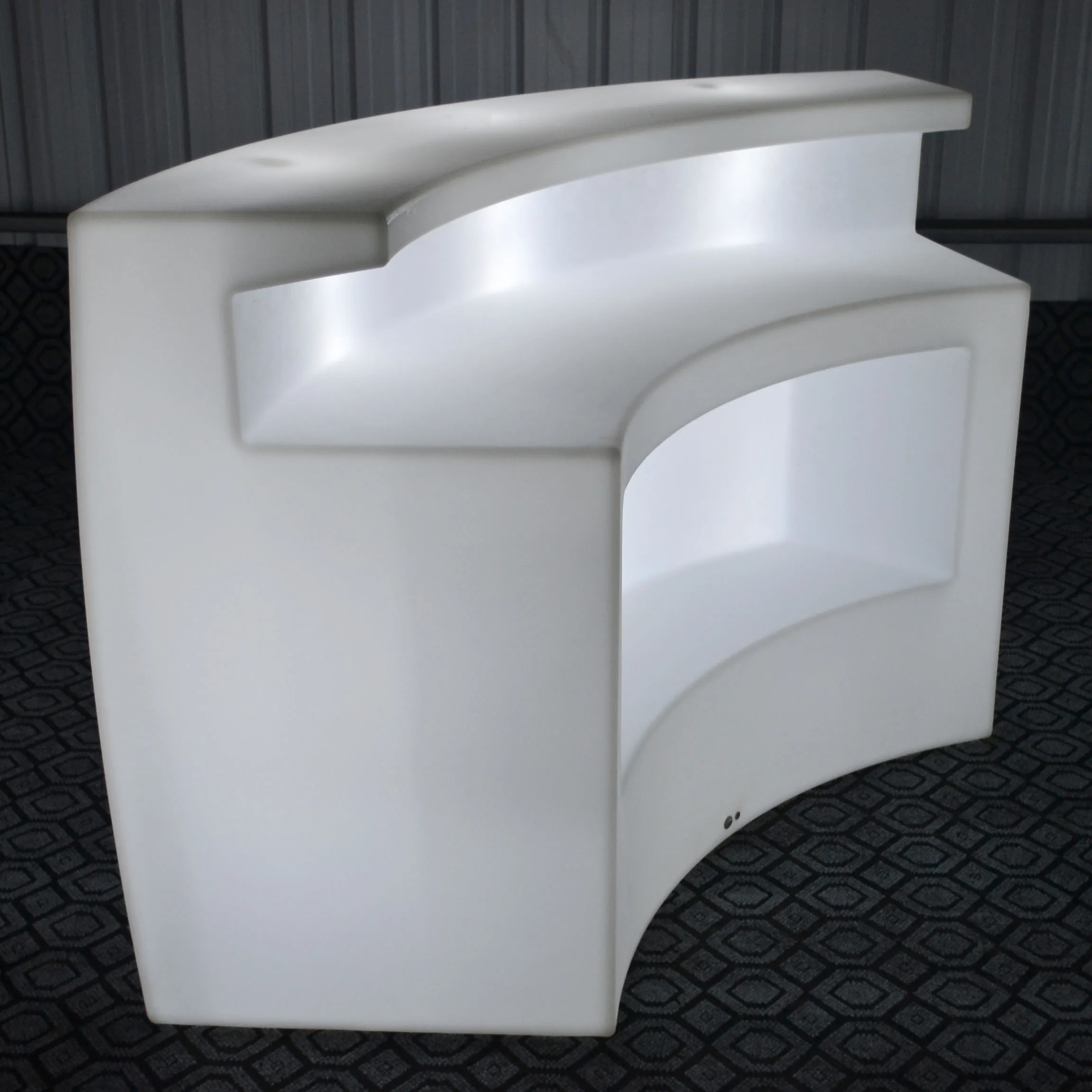 
Illuminated flashing color changing led bar furniture/portable bar counter/led plastic bar counter 