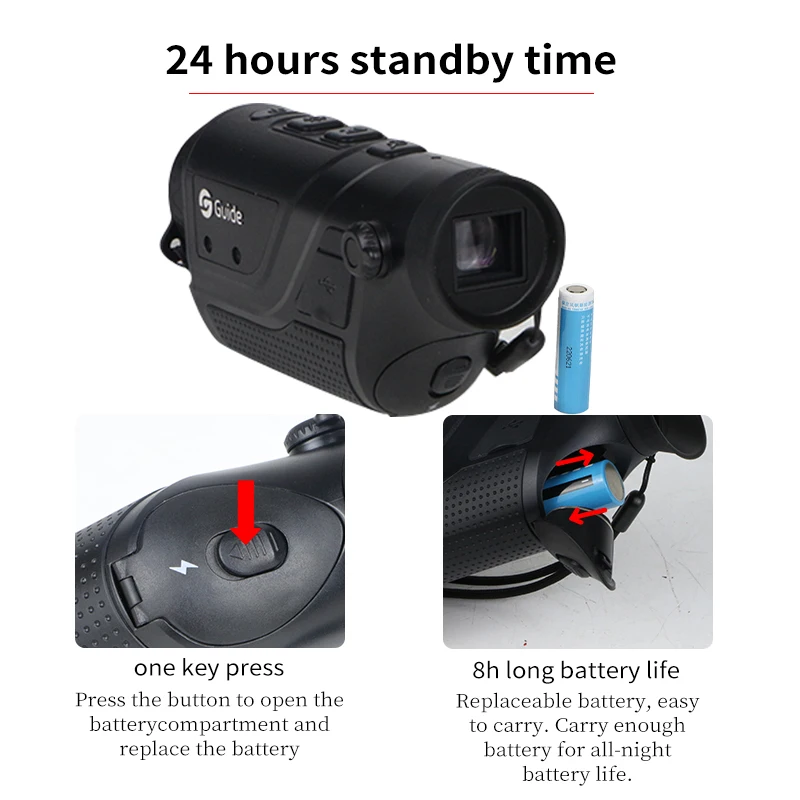 Guide TD210 TD410 TD420 TD430 series 12Um VOx detector Thermal Imaging Monocular