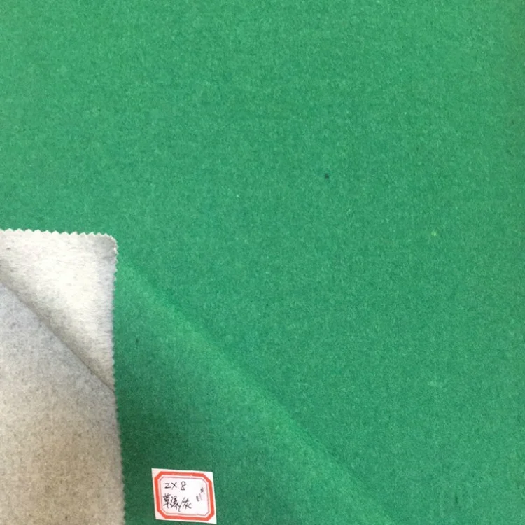 40% Wool Two different color 800g/m plain wool fabric for coats  Double sided wool fabric