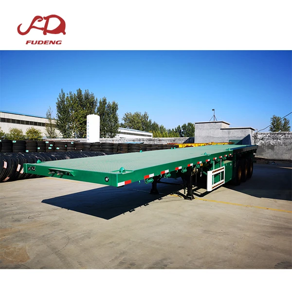 3 axles 4 axles 5 axles flat deck trailer flatbed trailer pan trailer