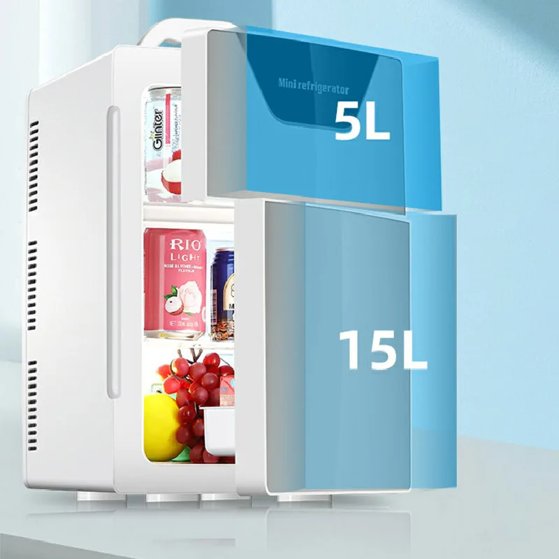 Fashion Portable Ultra Quiet Frigidaire Little Mini Fridge 22L Small Refrigerator Without Freezer for Offices Dorms Bedroom