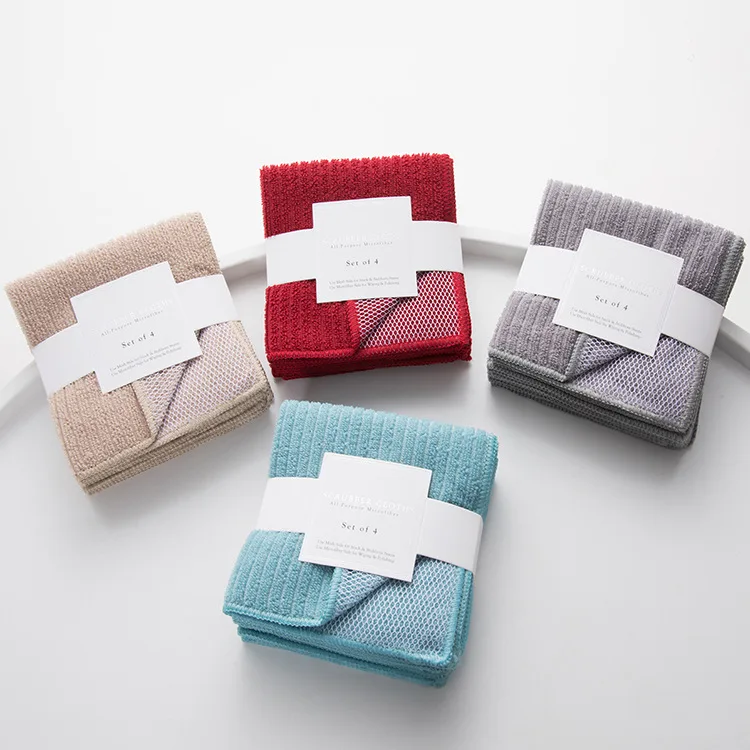 Microfiber Cloth Cleaning Rags Cleaning Towels for Kitchen Cars Window Mirrors Screen