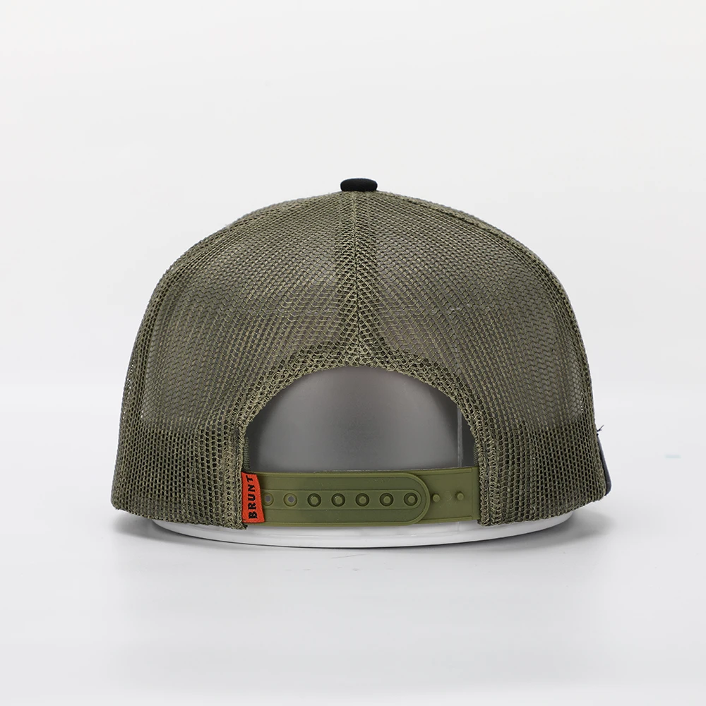 Wholesale Custom 7 Panel High Quality Cotton Hip Hop Embroidered Logo Flat Bill Digital Camo Snapback Trucker Caps Hat