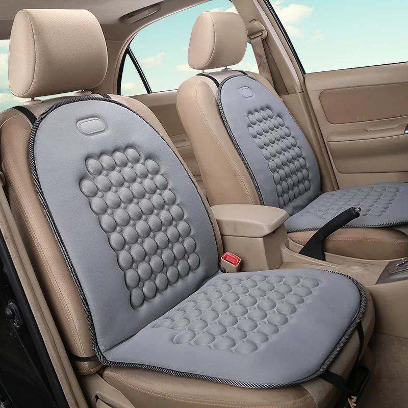 Car magnetic massage cushion PU PVC car seat cover  headrest neck rest cushion memory foam car seat cushion (1600336501212)
