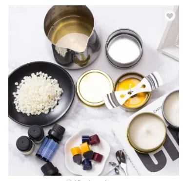 
Best Selling DIY Soy Candle Making Kit Set with Metal Candle Tin 