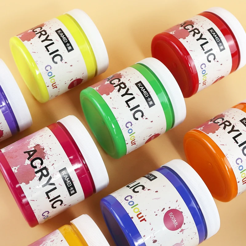 Wholesale professional 500ml artist acrylic paint set art supplies