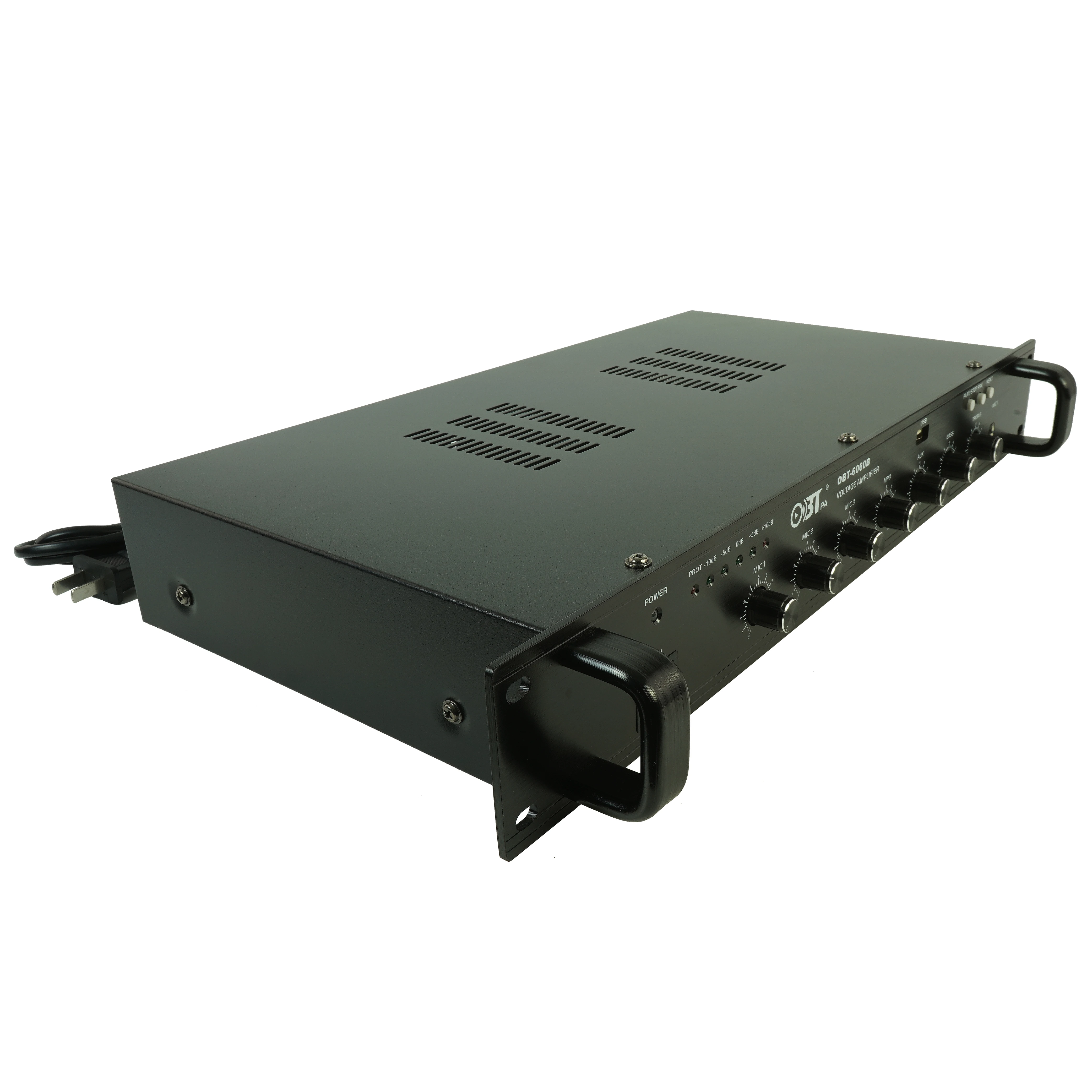 OBT-6060 профессиональный аудио усилитель встроенный Fm-радио модуль мини Mp3 микшер