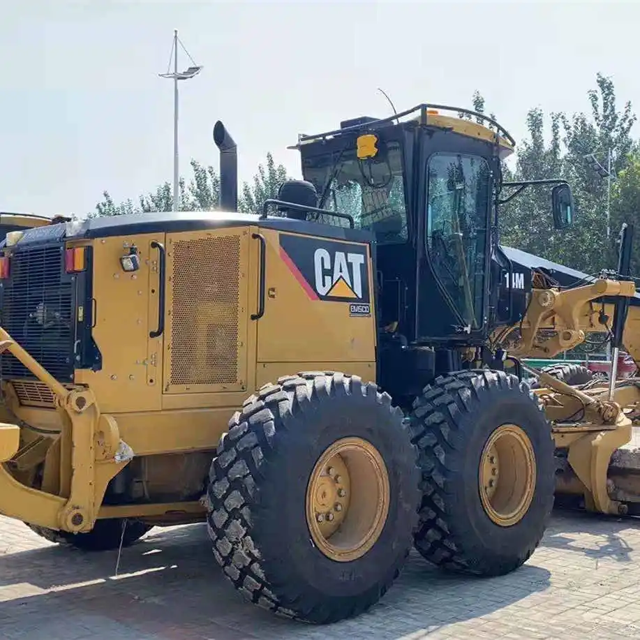 140H 140K GOOD CONDITION  USED GRADER CATERPILLAR WITH FRONT BLADE REAR RIPPER SECOND HAND  GRADERS
