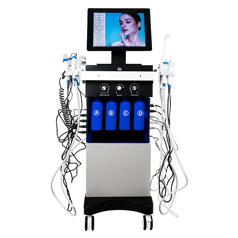 Profesional 12 en 1 Machine Analizador De Piel Facials Maquina 6/7/8/14 en 1facial Machine