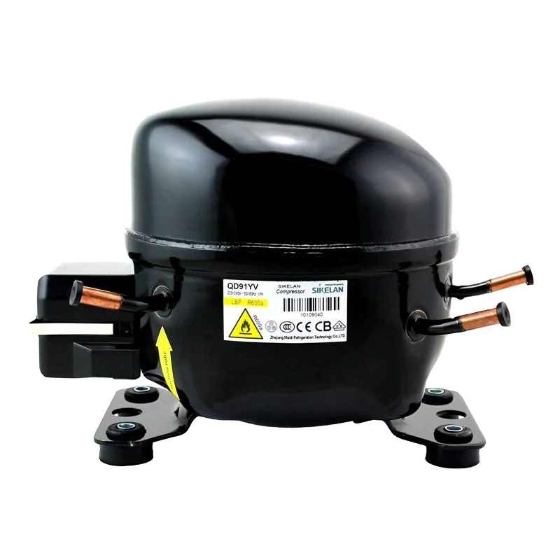 MX-QD91YV SIKELAN 1/5hp refrigeration compressor R600a 220v LBP mini refrigerator compressor cooler compressor