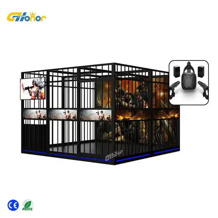 Latest design of multiplayer virtual reality device virtual reality game console simulator 4 player game console for sale