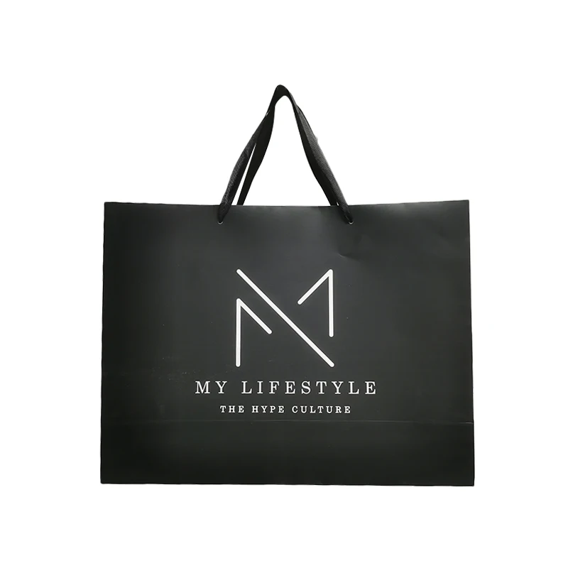 Пользовательские персональные роскошные большие бумажные пакеты для покупок с вашим собственным логотипом пакет бумажный подарочный на заказ зеленые принтом