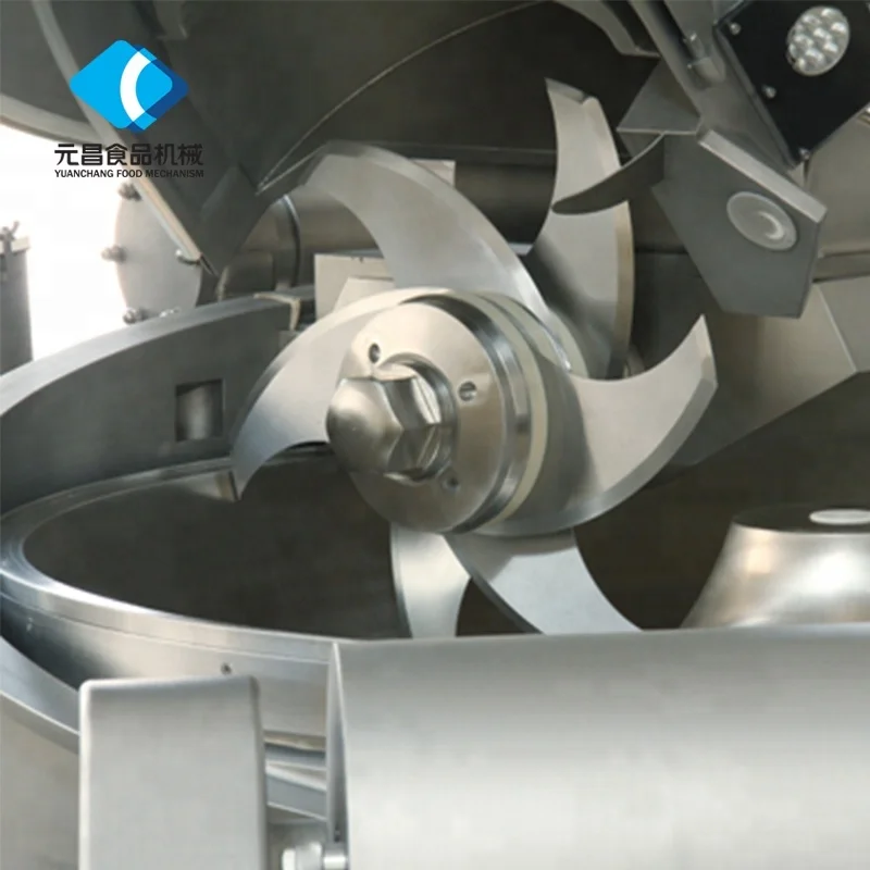 High speed Meat Cutting Bowl Machine Meat Sausage Bowl Cutter